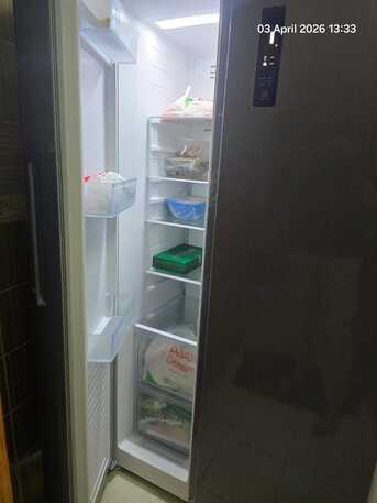 Riyadh, Electronics, SAR 1600,  HAAM Inverter Double Door Refrigerator &ndash; Excellent Condition