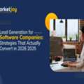 Scalable Lead Generation For Software Companies | MarketJoy