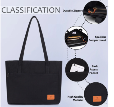New Delhi, Clothing & Accessories, INR 2249,  How Black Tote Bags For Women Make Daily Life Easier