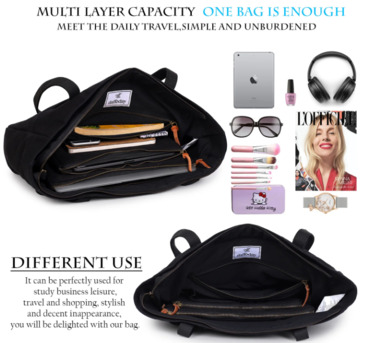 New Delhi, Clothing & Accessories, INR 2249,  How Black Tote Bags For Women Make Daily Life Easier