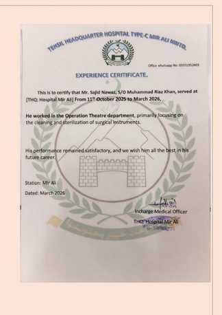 Jubail, Job Seekers, Health Technician Available In Jubail