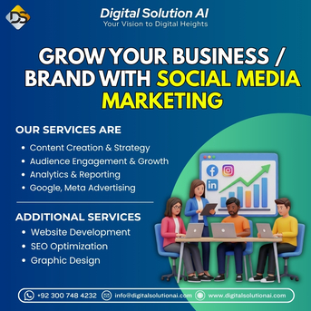 Islamabad, Marketing, Grow Your Brand With Powerful Social Media Marketing