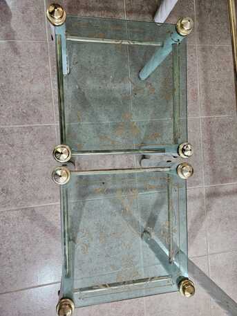 Dammam, Furniture, SAR 220,  Glass Center Table With 4 Side Tables - Good Condition