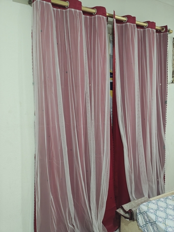 Jubail, Household Items, SAR 150,  CURTAINS & BED SHEET SET FOR SALE