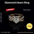 GBP 1850,  Buy Diamond Heart Ring Pre-Owned Best Value UK
