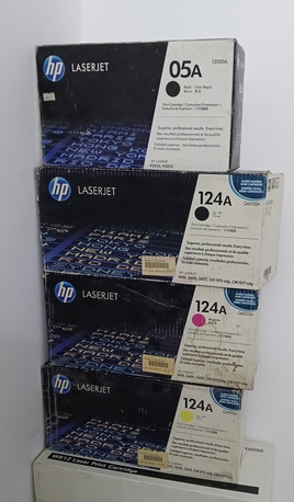Muharraq, Computers, BHD 20,  HP 124A Cartridge Magenta Black Yellow