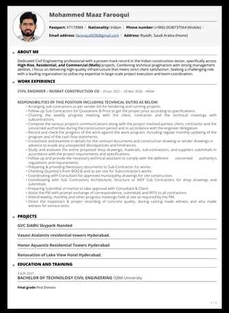 Riyadh, Job Seekers, Looking For Job As A Civil Engineer