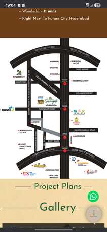 Hyderabad, Residential Plots, Premium Plots In Highway Facing Luxury Gated Community