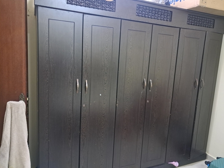 Jubail, Furniture, SAR 800,  Bed Set With Dressing And 6 Door Cabinet