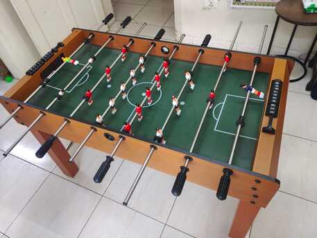 Jeddah, Toys & Games, SAR 300,  For Sale: Soccer Table Game / Foosball Table &ndash; Like New (WITH BOX)
