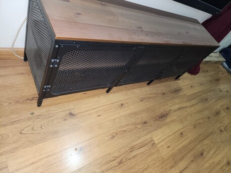 Riyadh, Furniture, SAR 1650,  Doğtaş (Turkey) Corner Sofa Bed + Storage + IKEA Tables + Carpet &mdash; First Buyer Takes It