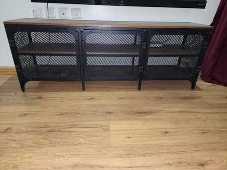 Riyadh, Furniture, SAR 1650,  Doğtaş (Turkey) Corner Sofa Bed + Storage + IKEA Tables + Carpet &mdash; First Buyer Takes It