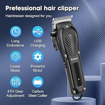 Sharjah, Electronics, AED 55,  Km-1071 حلاقة ممتازة جدا، وشحن وبطارية عالية، ن&