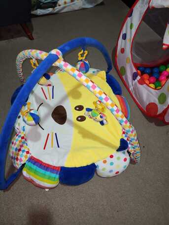 Riyadh, Baby & Kid Stuff, SAR 275,  Newborn Baby Bundle For Sale (Playpen + Play Gym + Tent + Bedding + Baby Bag)