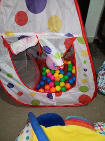 Riyadh, Baby & Kid Stuff, SAR 275,  Newborn Baby Bundle For Sale (Playpen + Play Gym + Tent + Bedding + Baby Bag)