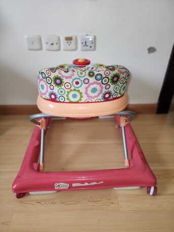 Riyadh, Baby & Kid Stuff, SAR 75,  Juniors Baby Walker With Activity Tray (Adjustable) &mdash; Very Good Condition &mdash;