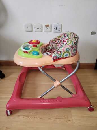 Riyadh, Baby & Kid Stuff, SAR 75,  Juniors Baby Walker With Activity Tray (Adjustable) &mdash; Very Good Condition &mdash;