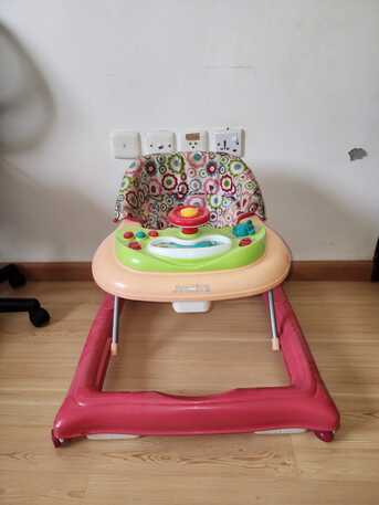 Riyadh, Baby & Kid Stuff, SAR 75,  Juniors Baby Walker With Activity Tray (Adjustable) &mdash; Very Good Condition &mdash;