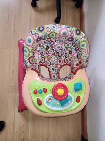 Riyadh, Baby & Kid Stuff, SAR 75,  Juniors Baby Walker With Activity Tray (Adjustable) &mdash; Very Good Condition &mdash;