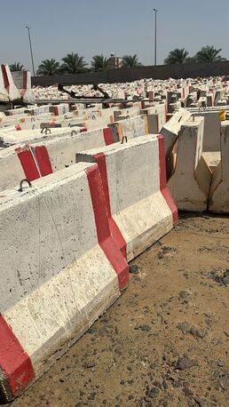 Riyadh, Materials, SAR 25,  Used Concrete Barriers For Road And Construction Sites