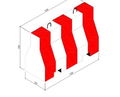 Riyadh, Materials, SAR 48,  New Concrete Barriers Cheapest Prices