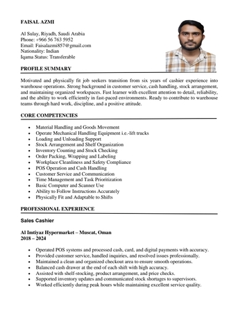 Riyadh, Job Seekers, Warehouse Assistance