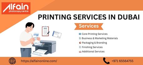 Dubai, Printing, Fast & Reliable Printing Services In Dubai &ndash; Contact Alfainonline