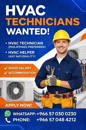 Riyadh, Jobs, HVAC Maintenance Startup Hiring &ndash; Medina