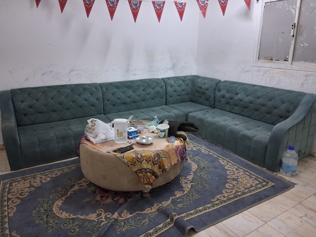 Al Aziziyah, Furniture, SAR 250,  Urgent Sale 4 Pcs Sofa Set Near Joom Joom Building Aziziya,jeddah Contact Number:057137400