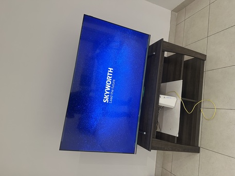 Jubail, Electronics, SAR 1499,  Skyworth 55" 4K QLED Google TV (120Hz) &ndash;LIKE NEW / BOX & WARRANTY