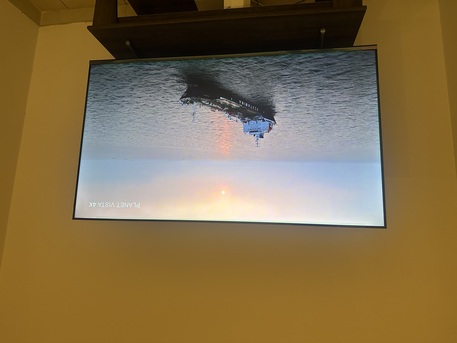 Jubail, Electronics, SAR 1499,  Skyworth 55" 4K QLED Google TV (120Hz) &ndash;LIKE NEW / BOX & WARRANTY