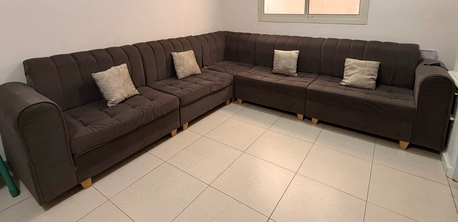 Khobar, Furniture, SAR 30,  L-Shaped Sofa For Sale (3x3 M)