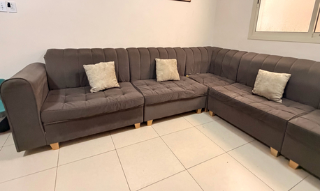 Khobar, Furniture, SAR 30,  L-Shaped Sofa For Sale (3x3 M)