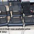 SAR 300,  Ikea 6 Chairs Black Color