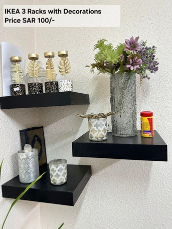 Al Khobar Al Shamalia, Furniture, SAR 100,  Ikea Racks With All Decorations