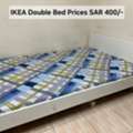 SAR 400,  Ikea Double Bed White Color