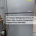SAR 900,  Lg Refrigerator Sliver Color