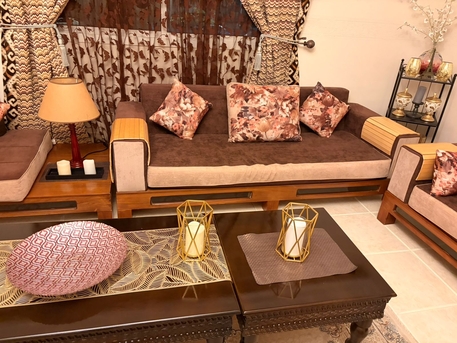 Jeddah, Furniture, SAR 2200,  10 SEATER WOODEN SOFA SET