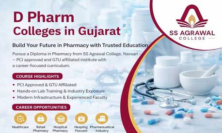 Ahmedabad, Education, Top D Pharm Colleges In Gujarat | SS Agrawal College