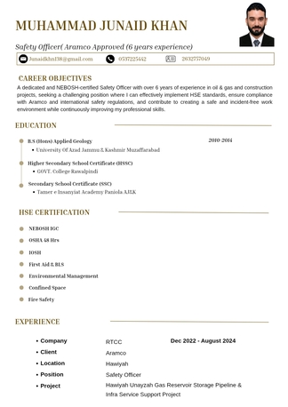 Riyadh, Job Seekers, Safety Officer