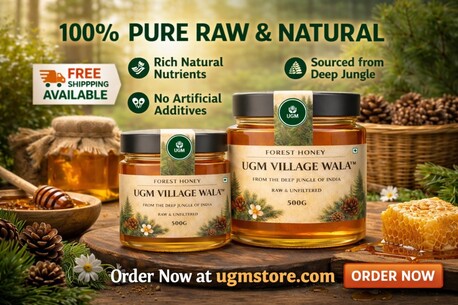Mumbai, Food, INR 756,  Buy Raw Forest Honey Online &ndash; 100% Pure Natural Honey With Free Shipping