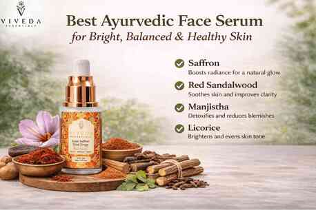 Mumbai, Health & Beauty Items, Ayurvedic Face Serum For Radiant & Healthy Skin | Viveda Essentials
