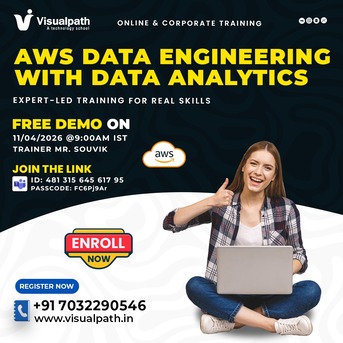 Hyderabad, Education, AWS Data Engineering With Analytics Live Free Demo