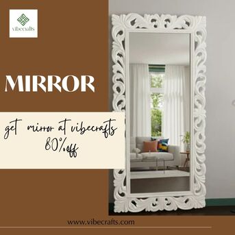 Noida, Furniture, INR 2600,  Mirror &ndash; Stylish D&eacute;cor By Vibecrafts