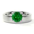 USD 3385,  Affordable 1.15 Cts Emerald Colored Gemstone Rings &ndash; Great Prices!