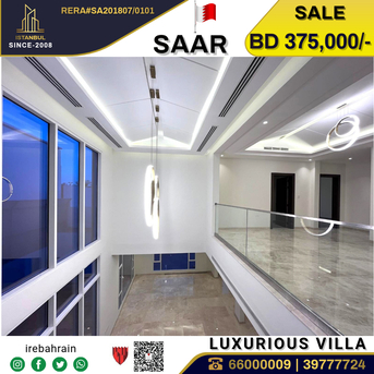 Saar, Real Estate For Sale, BHD 375000,  5 BR,  Brand New High Luxury Villa For Sale In Saar