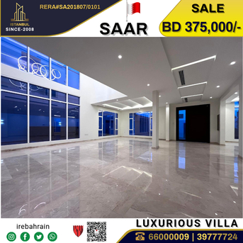 Saar, Real Estate For Sale, BHD 375000,  5 BR,  Brand New High Luxury Villa For Sale In Saar