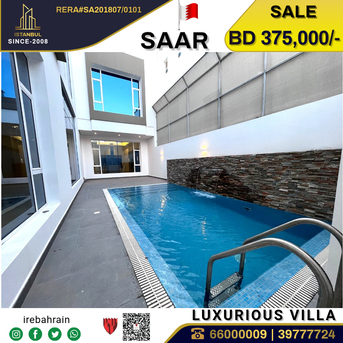 Saar, Real Estate For Sale, BHD 375000,  5 BR,  Brand New High Luxury Villa For Sale In Saar
