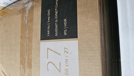 Al Saadah, Video Games, SAR 700,  ​LG UltraGear 27" Gaming Monitor (144Hz, 1ms, IPS) &ndash; Brand New/Fresh