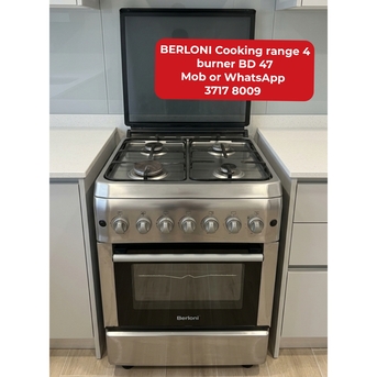 Manama, Appliances, BHD 47,  🌍🌐BERLONI Cooking Range 4 Burner In Good Condition For Sale With Delivery